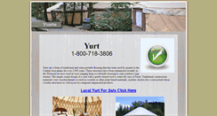Desktop Screenshot of customyurt.net